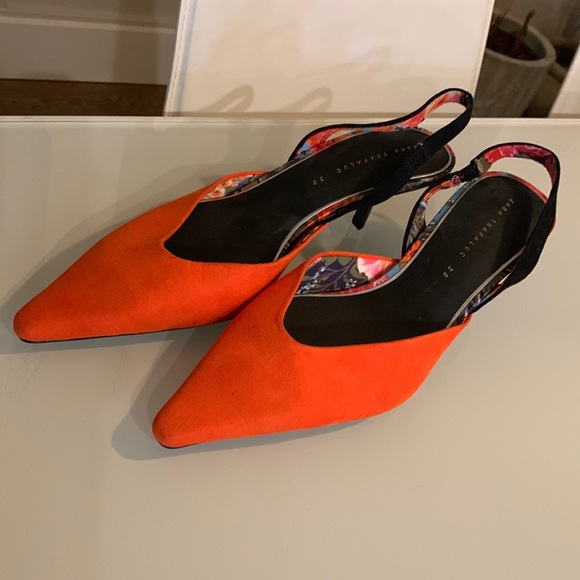 Zara Trafaluc sling backs - size 7.5 - Picture 1 of 5